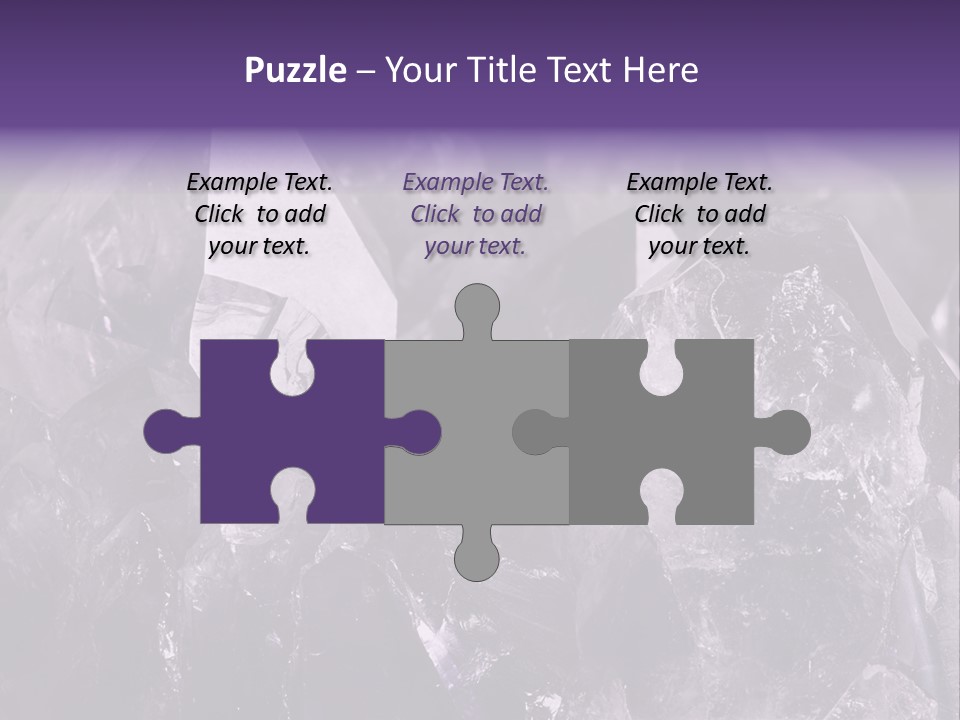 Rock Gem Crystal PowerPoint Template