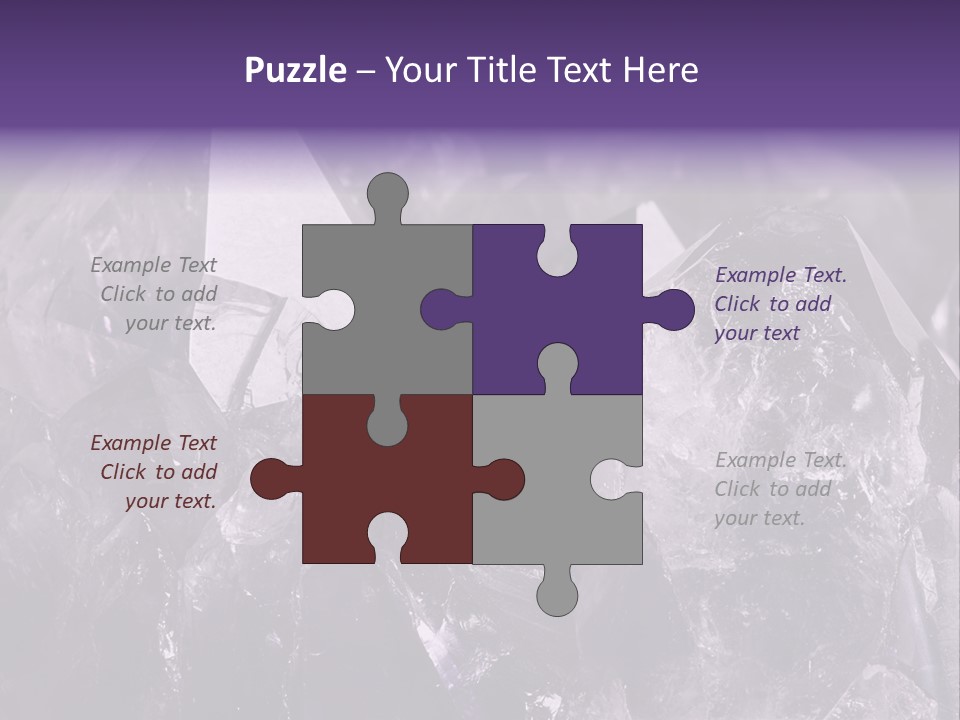 Rock Gem Crystal PowerPoint Template