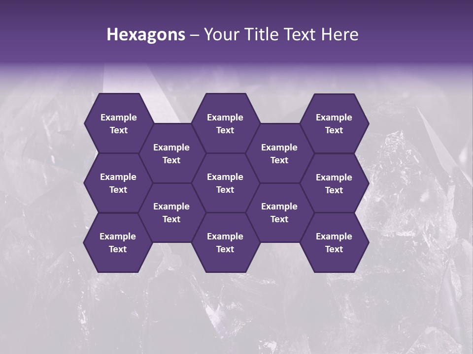 Rock Gem Crystal PowerPoint Template