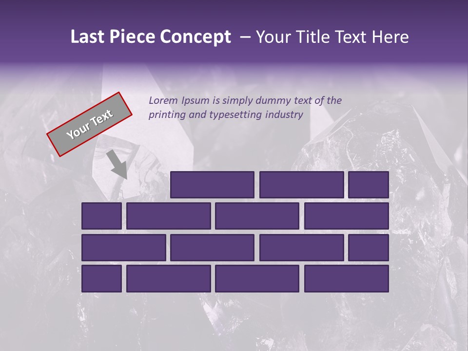 Rock Gem Crystal PowerPoint Template