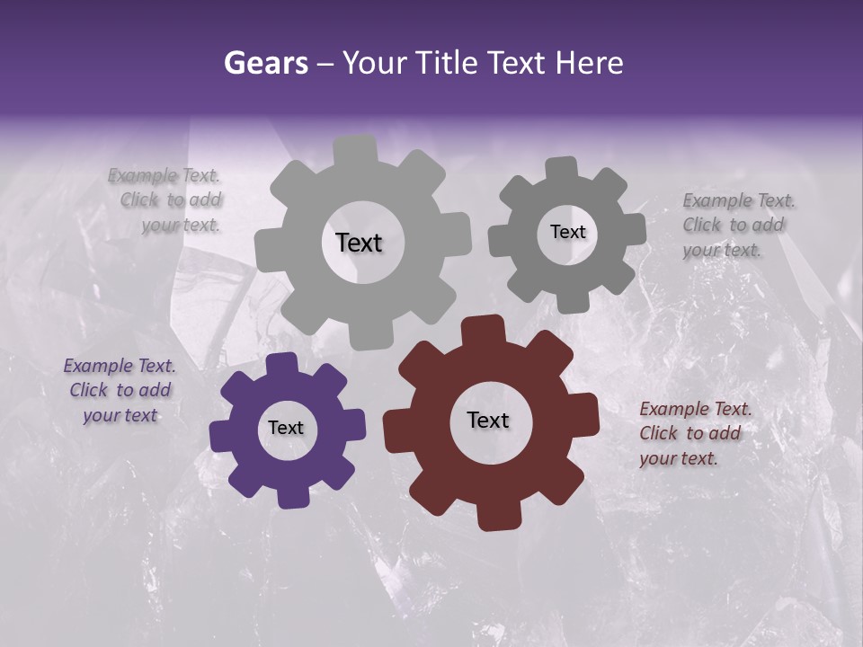 Rock Gem Crystal PowerPoint Template