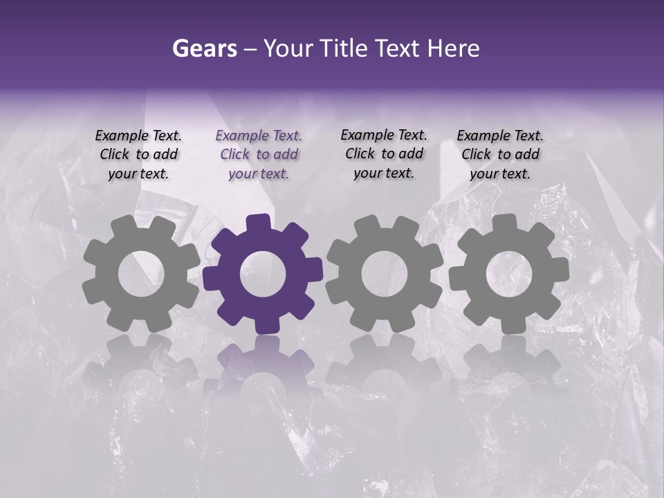 Rock Gem Crystal PowerPoint Template
