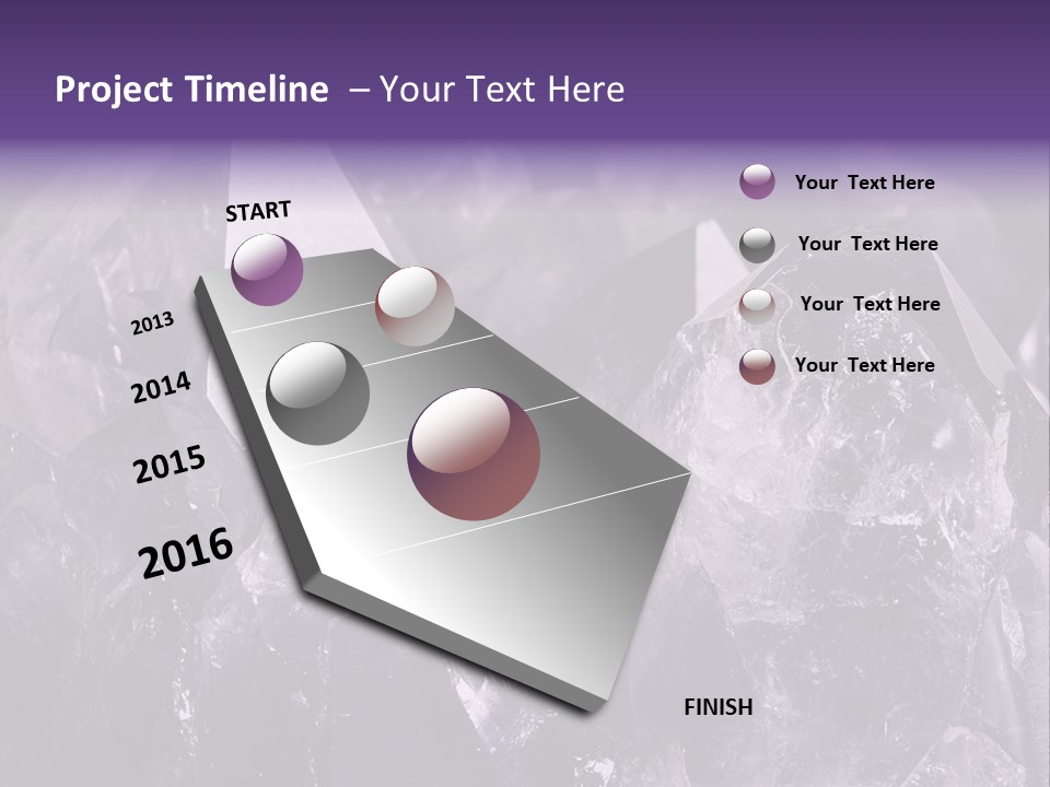 Rock Gem Crystal PowerPoint Template