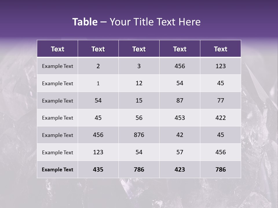 Rock Gem Crystal PowerPoint Template
