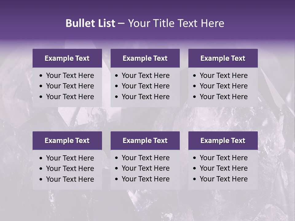 Rock Gem Crystal PowerPoint Template