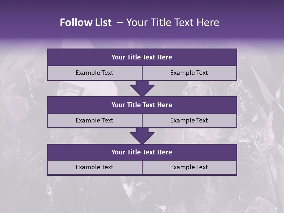 Rock Gem Crystal PowerPoint Template
