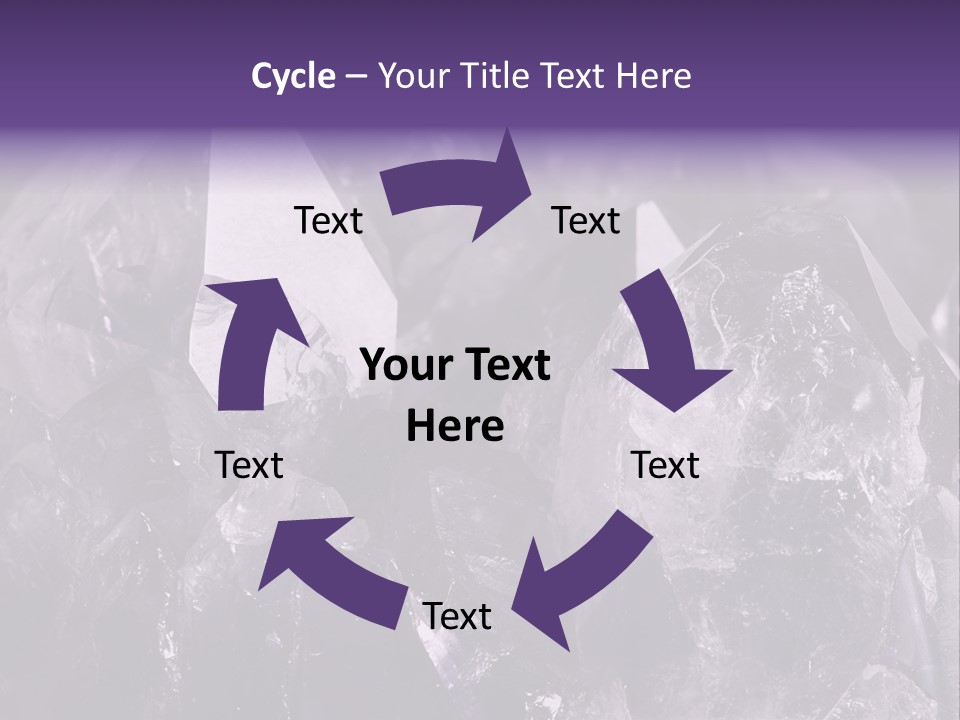 Rock Gem Crystal PowerPoint Template