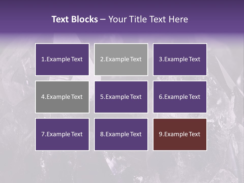 Rock Gem Crystal PowerPoint Template