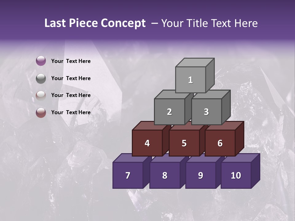 Rock Gem Crystal PowerPoint Template