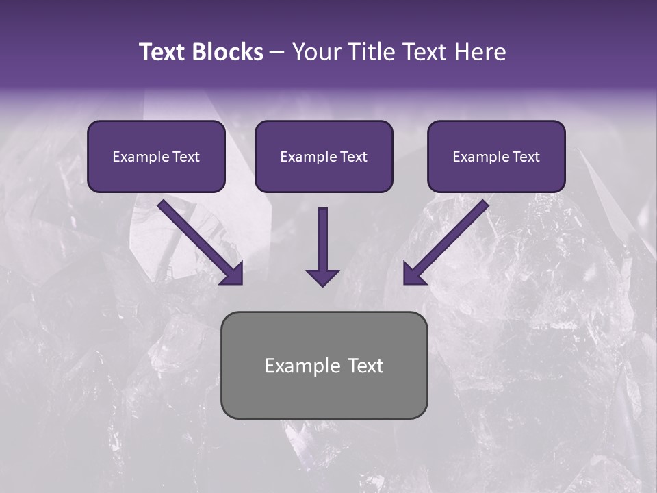 Rock Gem Crystal PowerPoint Template