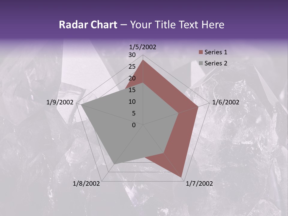 Rock Gem Crystal PowerPoint Template