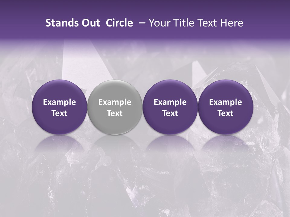 Rock Gem Crystal PowerPoint Template