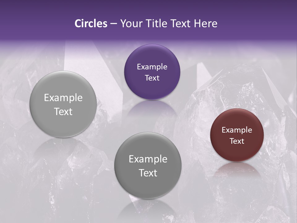 Rock Gem Crystal PowerPoint Template