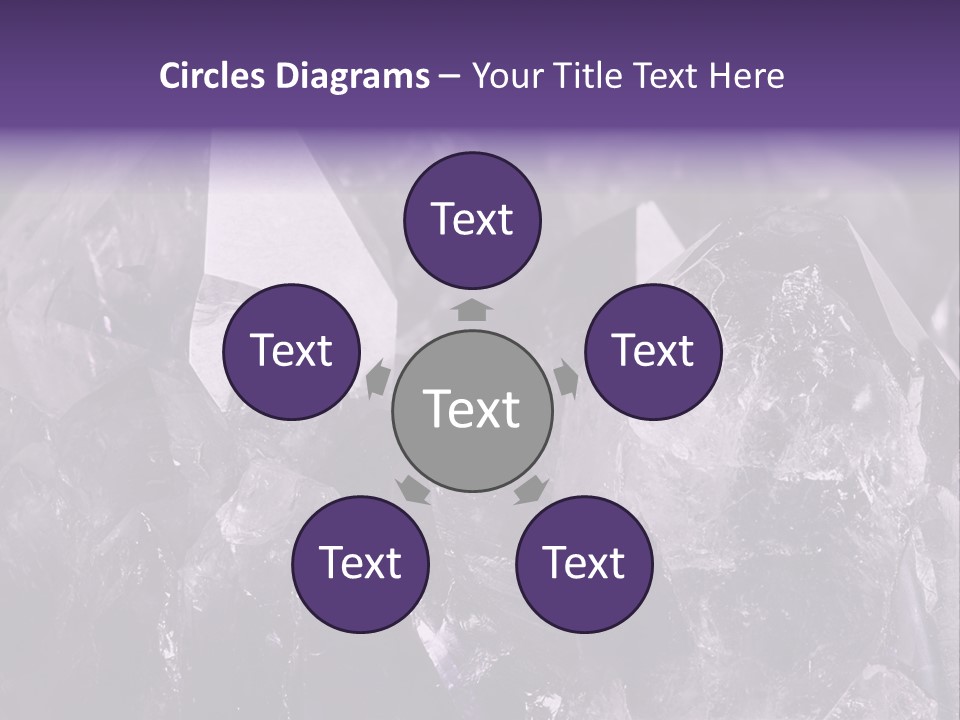 Rock Gem Crystal PowerPoint Template