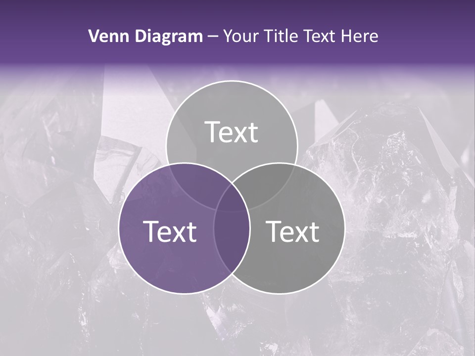 Rock Gem Crystal PowerPoint Template