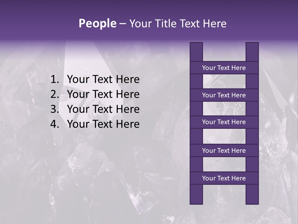Rock Gem Crystal PowerPoint Template