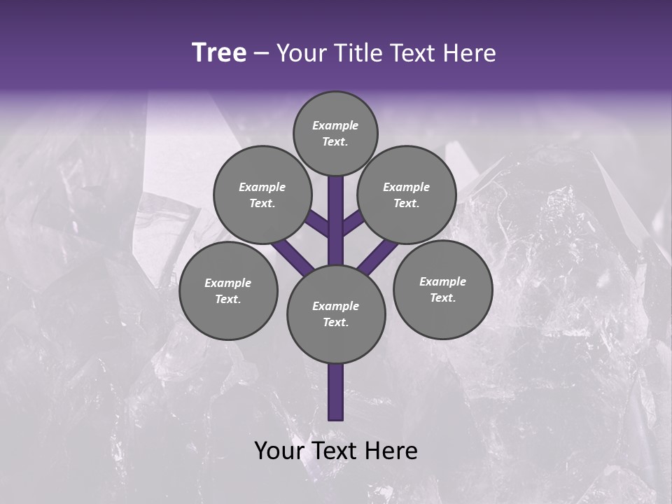 Rock Gem Crystal PowerPoint Template