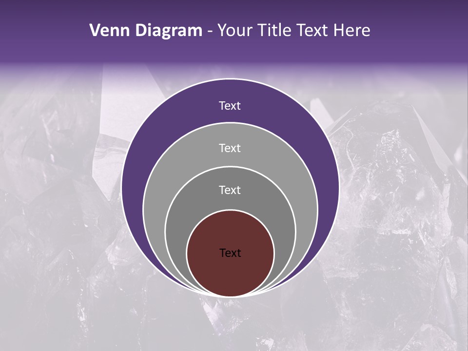 Rock Gem Crystal PowerPoint Template