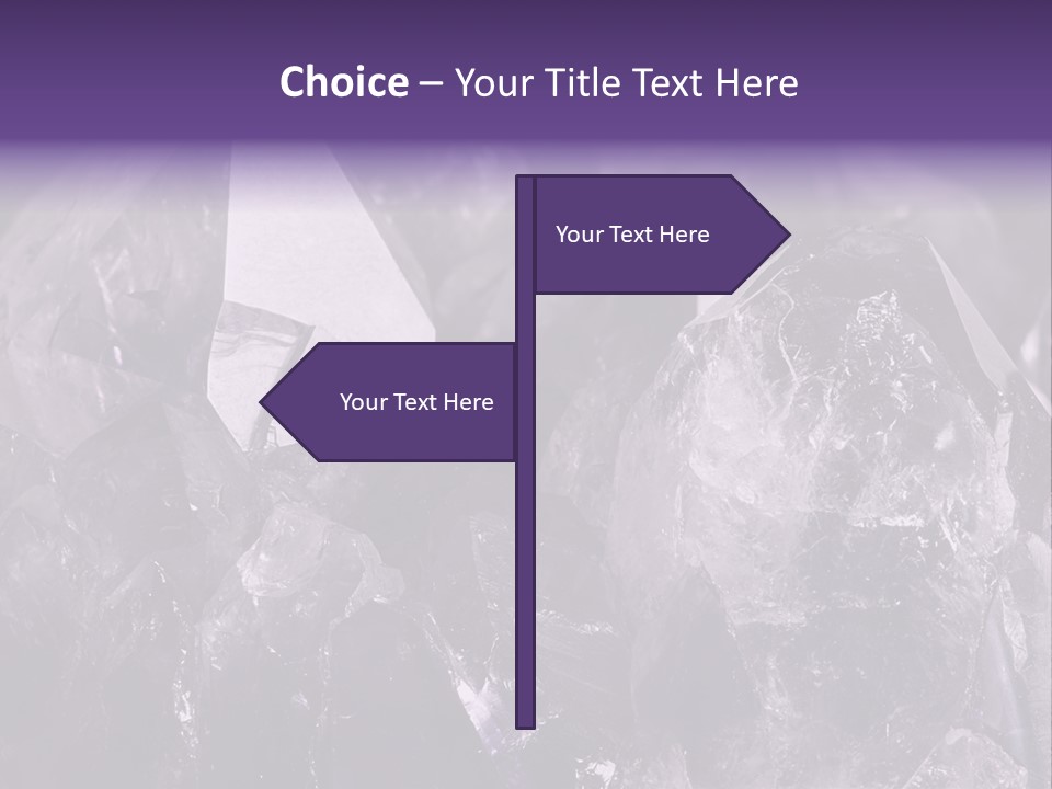 Rock Gem Crystal PowerPoint Template