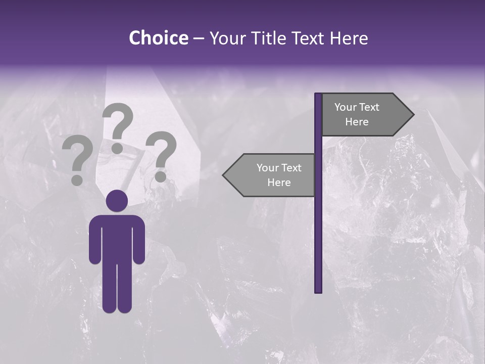 Rock Gem Crystal PowerPoint Template