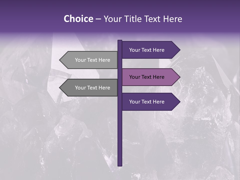 Rock Gem Crystal PowerPoint Template