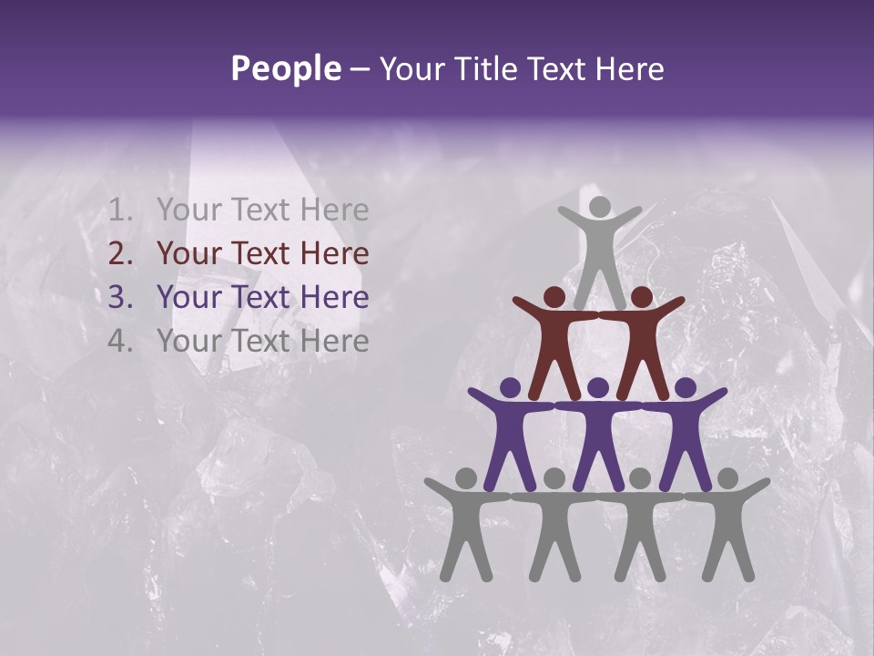 Rock Gem Crystal PowerPoint Template