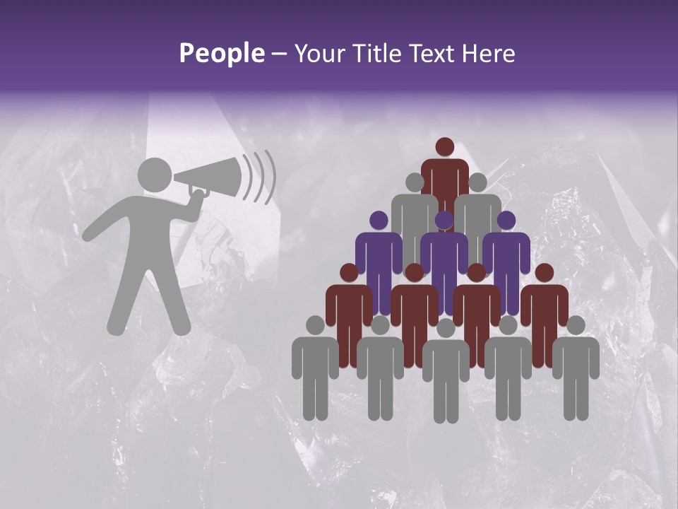 Rock Gem Crystal PowerPoint Template