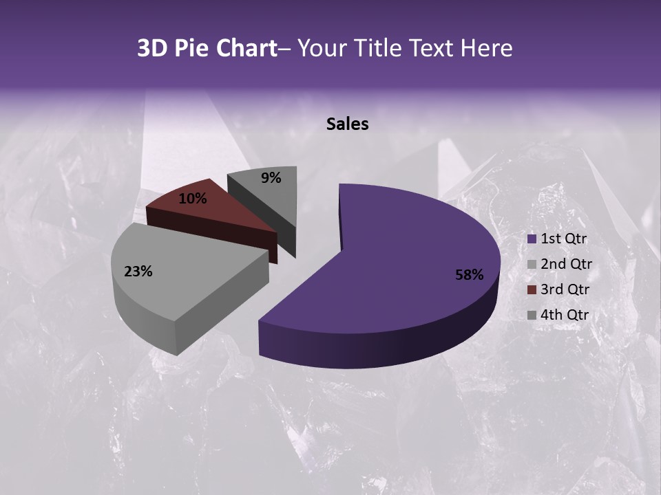 Rock Gem Crystal PowerPoint Template
