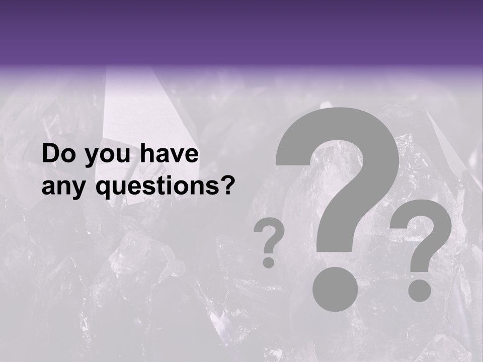 Rock Gem Crystal PowerPoint Template