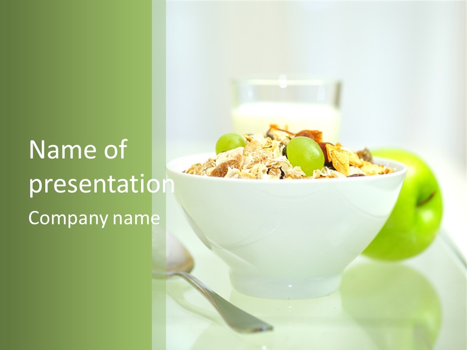 Apple Digestion Stomach PowerPoint Template