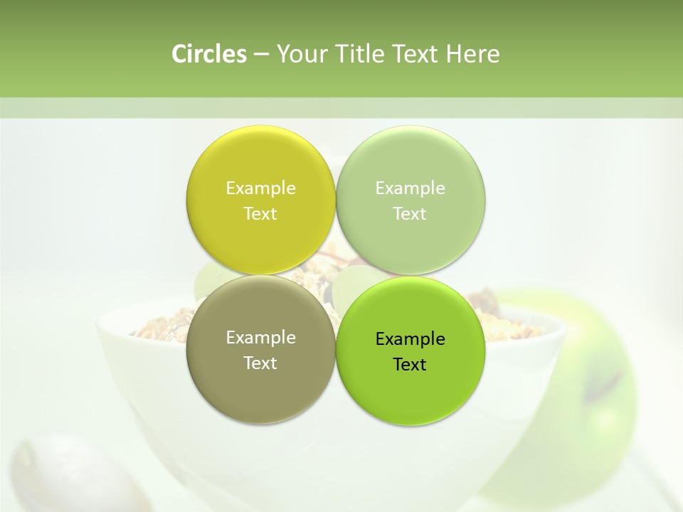 Apple Digestion Stomach PowerPoint Template