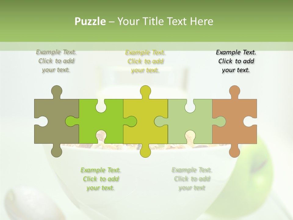 Apple Digestion Stomach PowerPoint Template