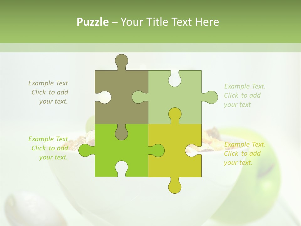 Apple Digestion Stomach PowerPoint Template
