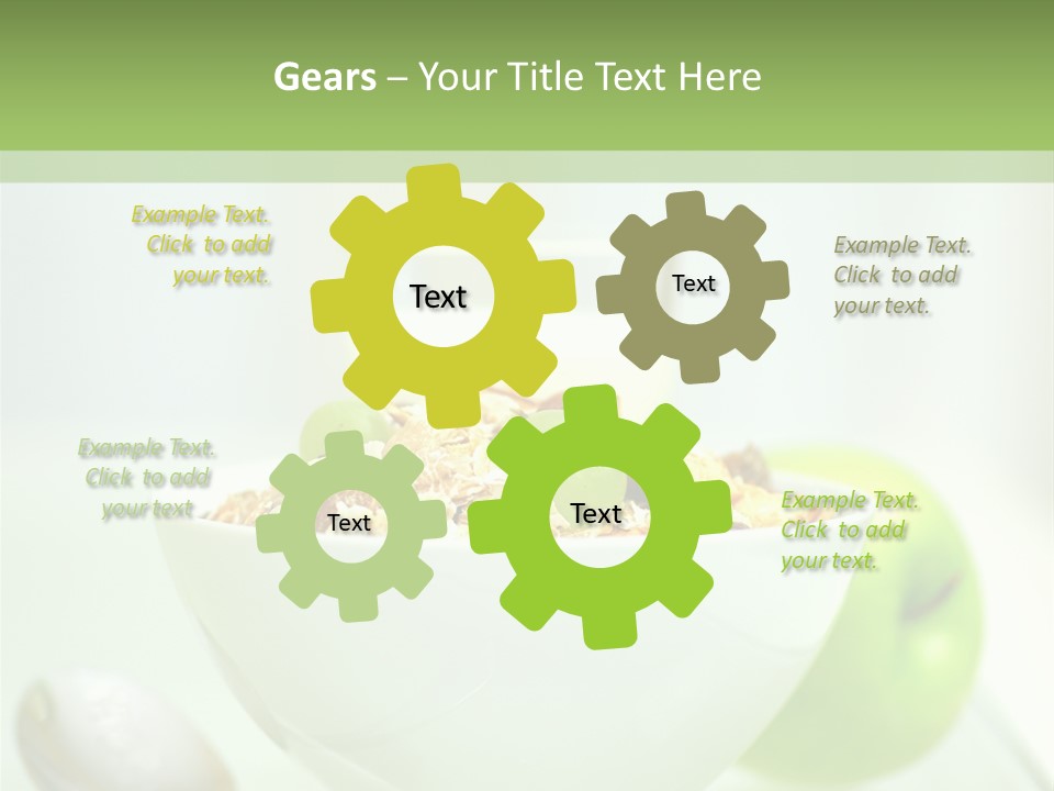 Apple Digestion Stomach PowerPoint Template