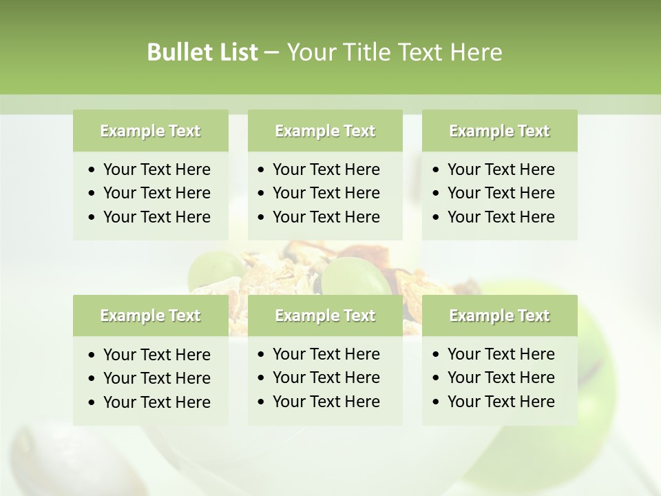 Apple Digestion Stomach PowerPoint Template