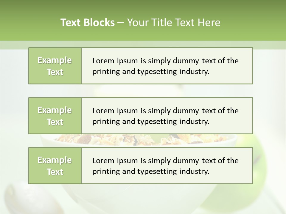 Apple Digestion Stomach PowerPoint Template