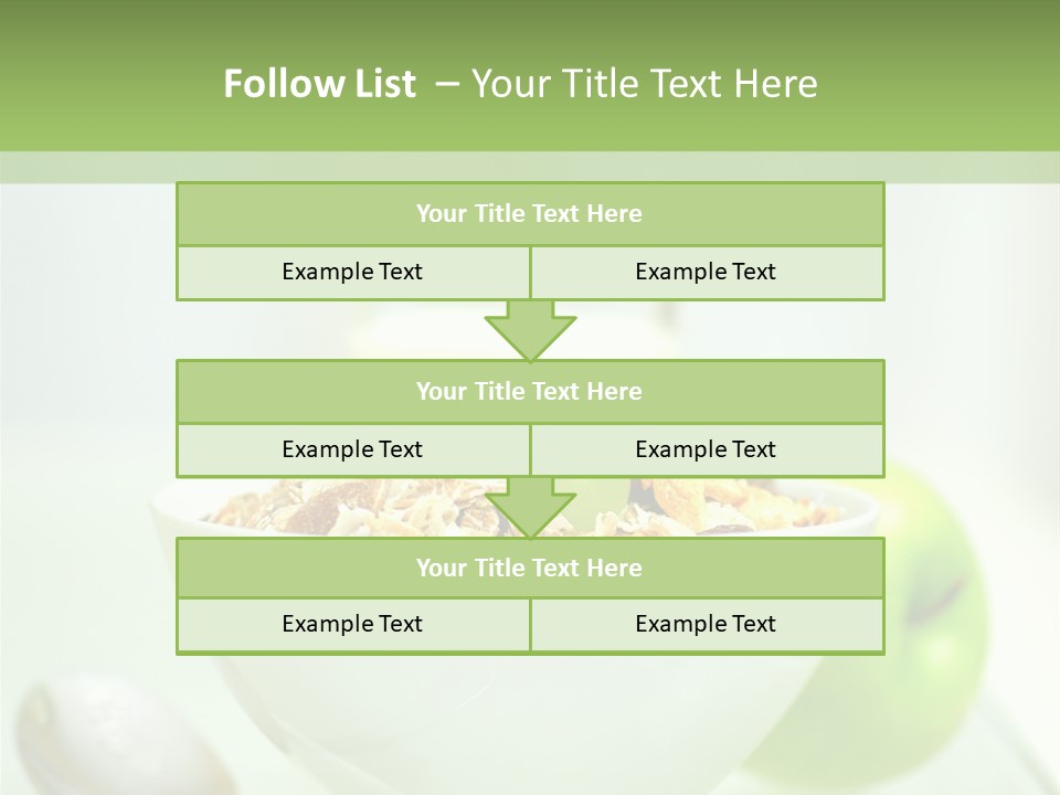 Apple Digestion Stomach PowerPoint Template