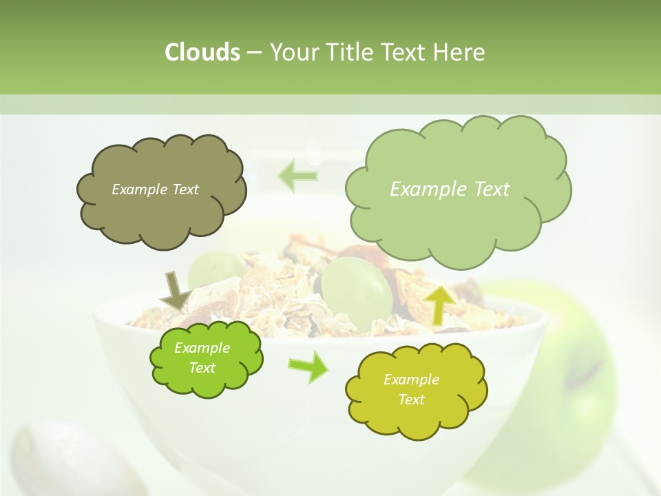 Apple Digestion Stomach PowerPoint Template