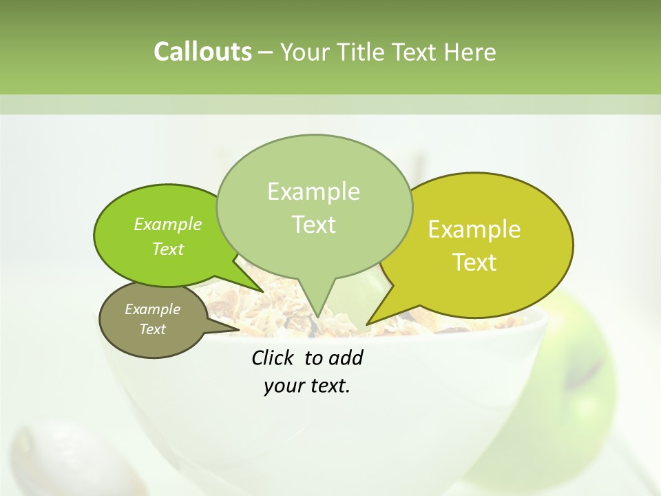 Apple Digestion Stomach PowerPoint Template