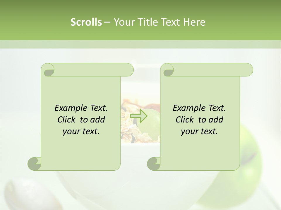 Apple Digestion Stomach PowerPoint Template