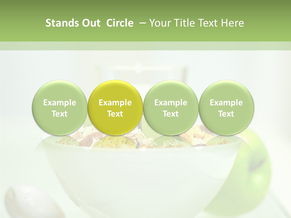 Apple Digestion Stomach PowerPoint Template