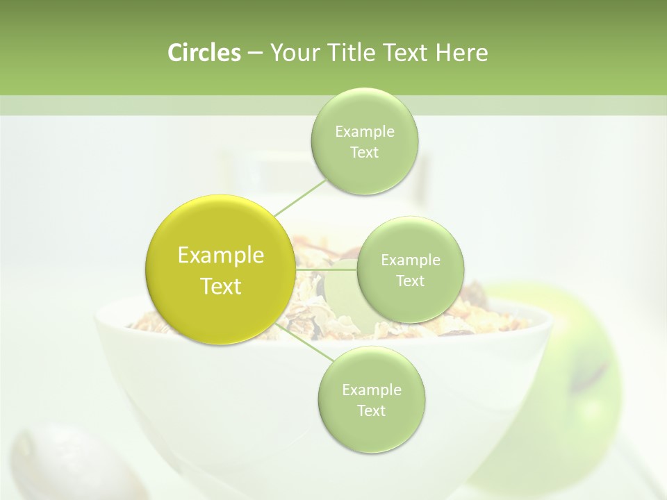 Apple Digestion Stomach PowerPoint Template