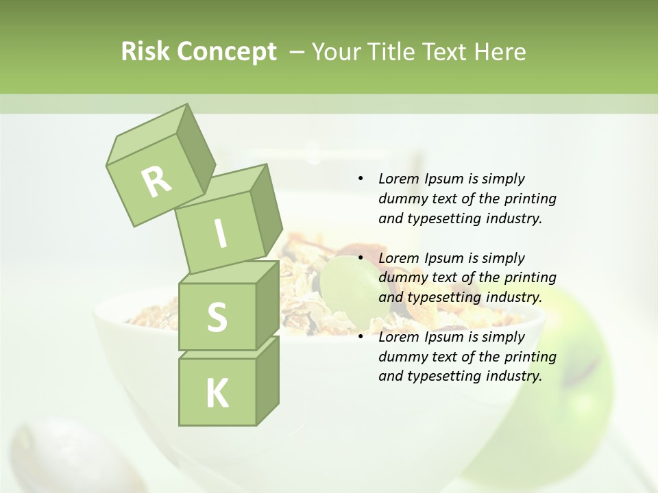Apple Digestion Stomach PowerPoint Template