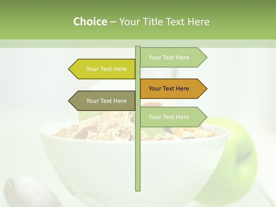Apple Digestion Stomach PowerPoint Template