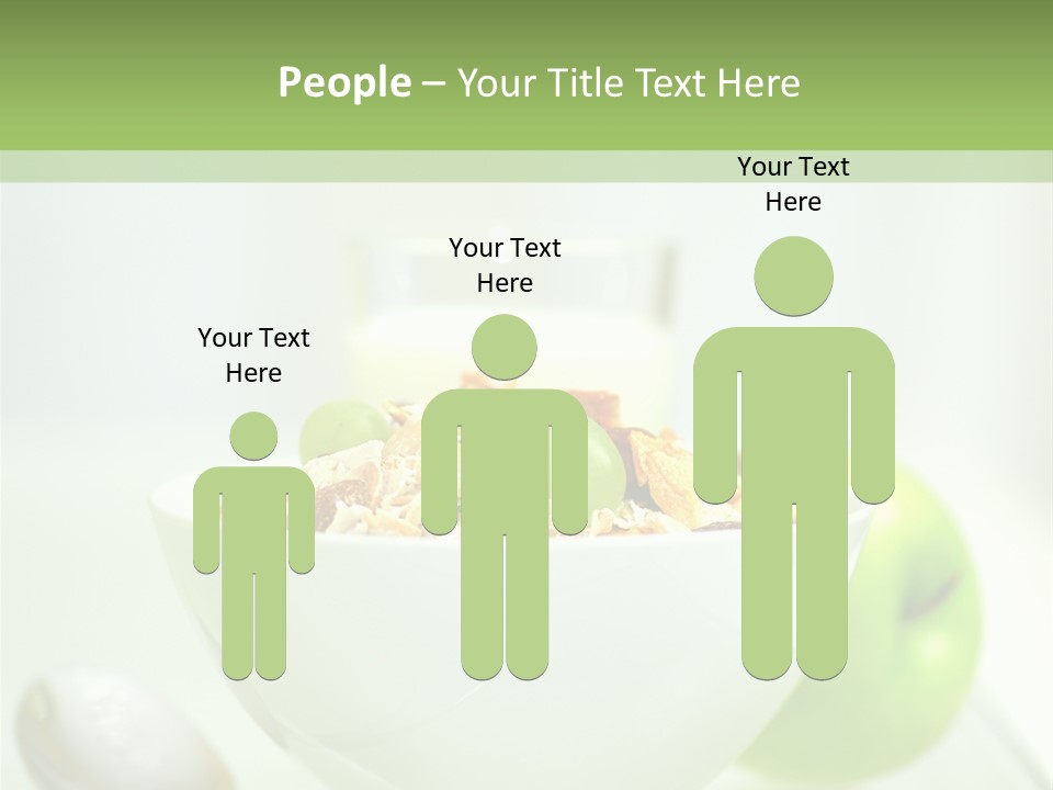 Apple Digestion Stomach PowerPoint Template
