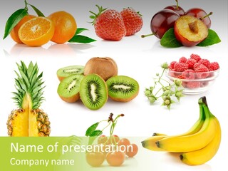 Nutrition Harvest Background PowerPoint Template