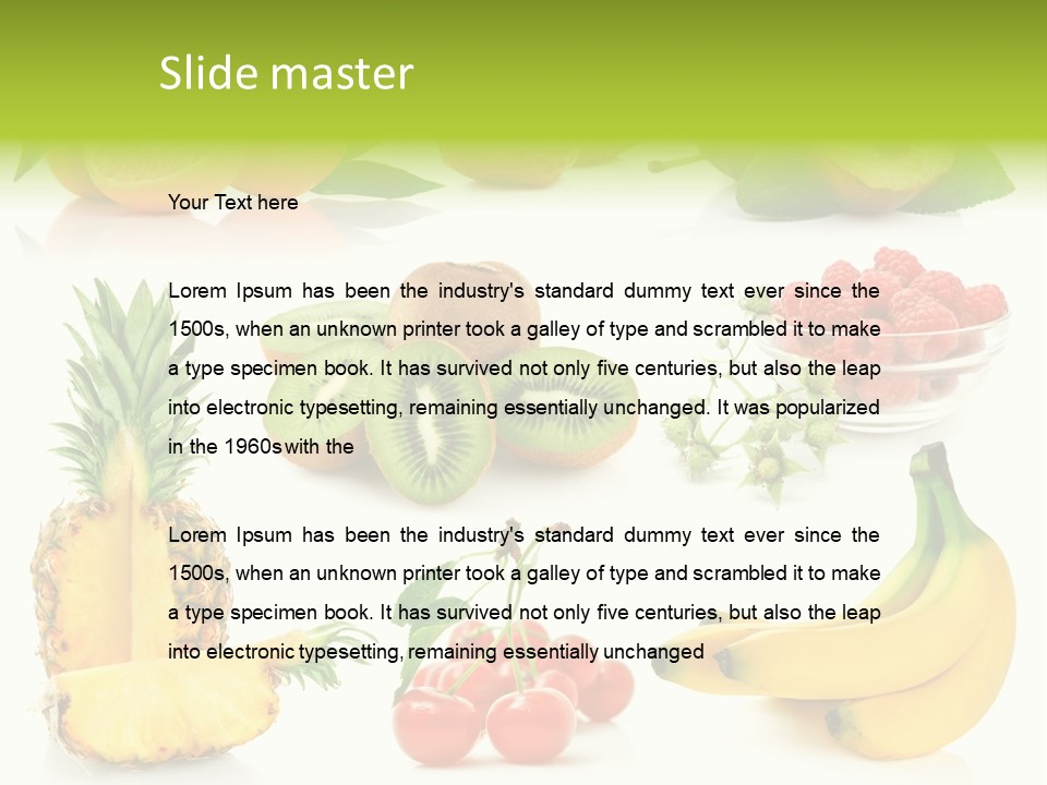 Nutrition Harvest Background PowerPoint Template