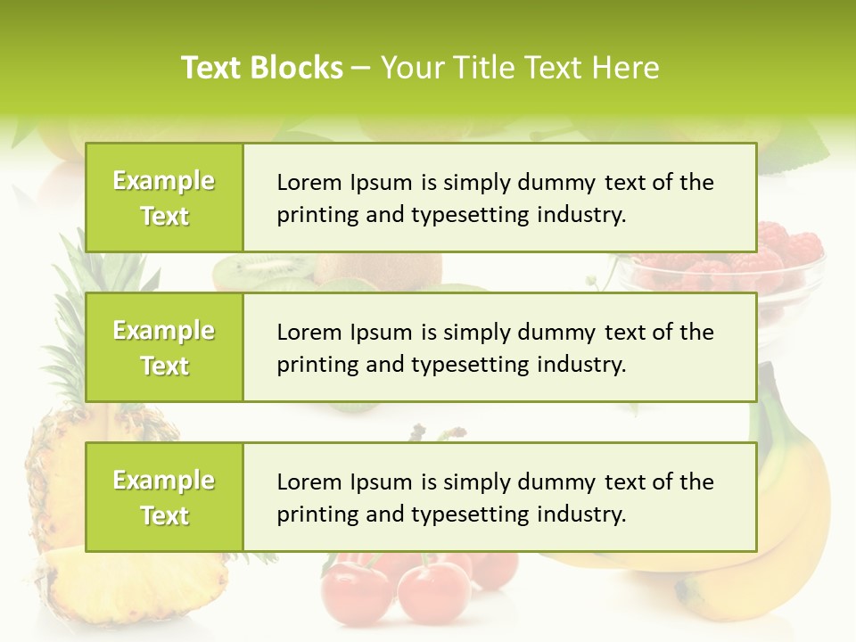 Nutrition Harvest Background PowerPoint Template