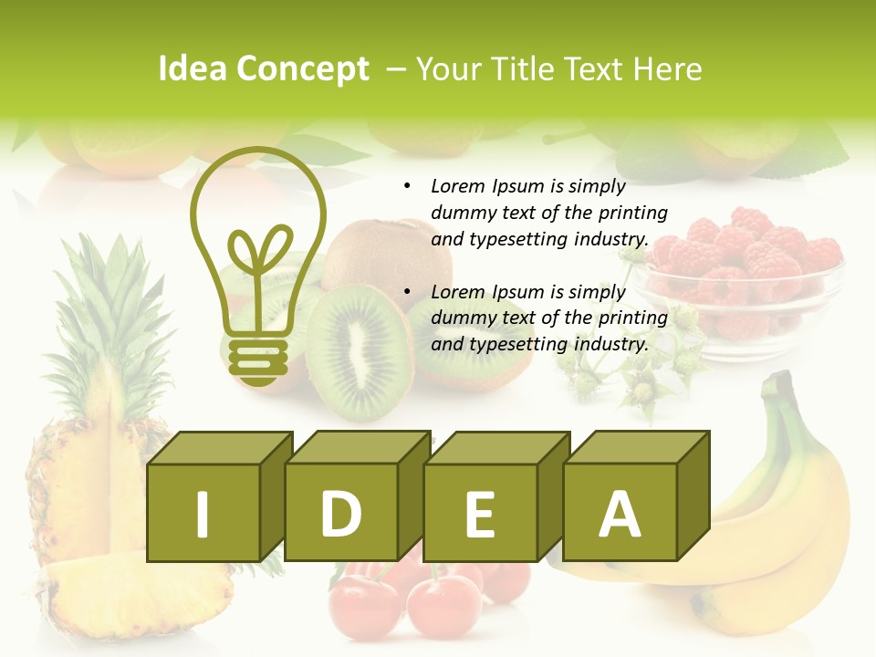 Nutrition Harvest Background PowerPoint Template