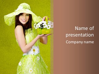 People Flower  PowerPoint Template